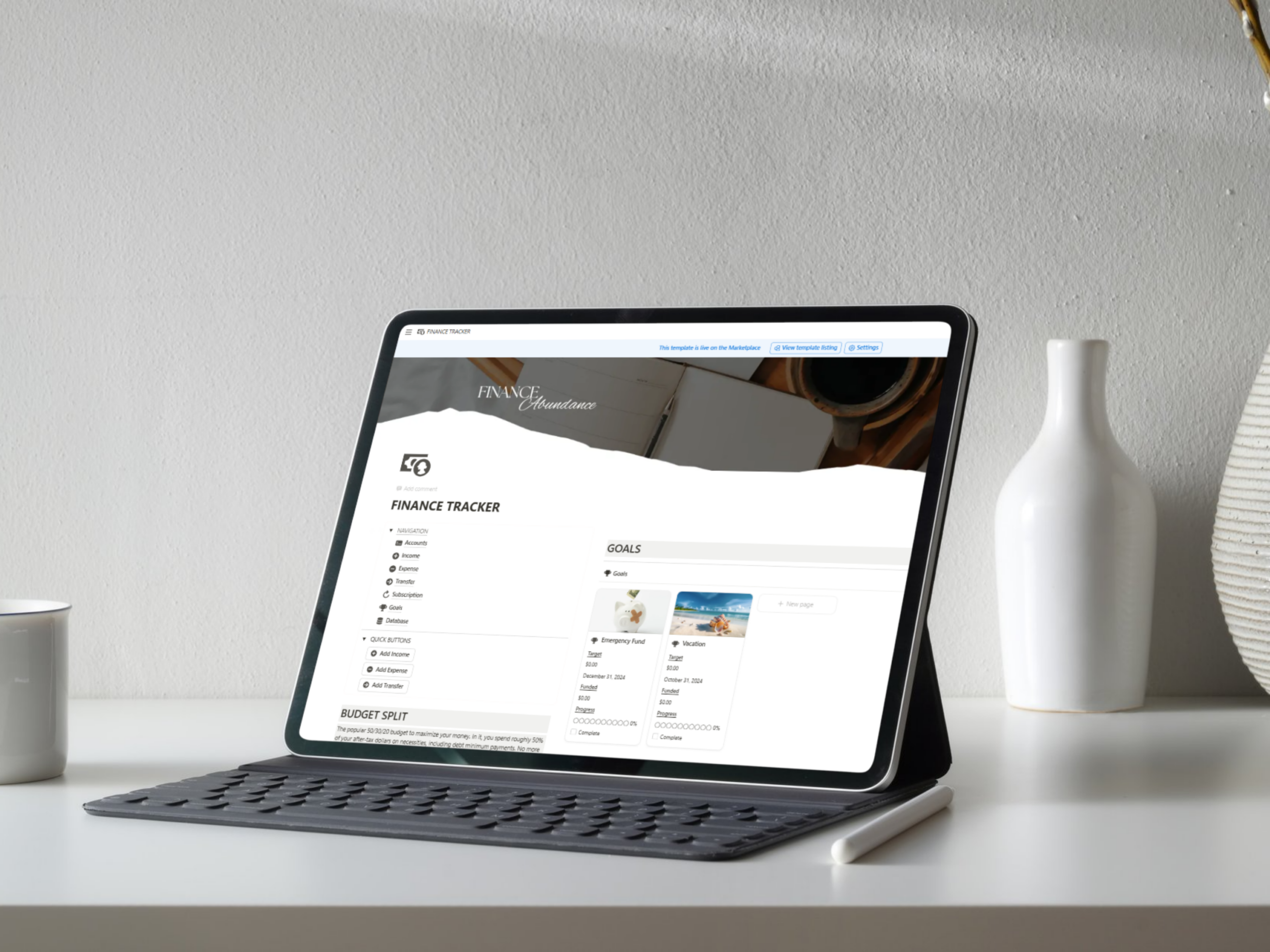 notion template