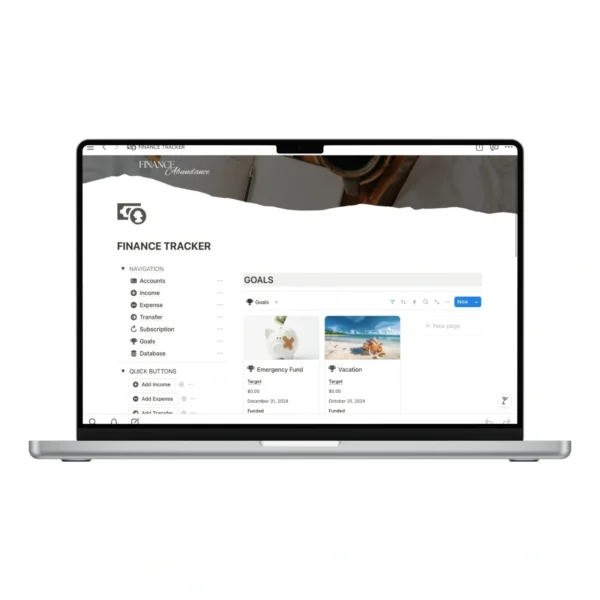 25_Notion Finance Tracker Template Notion finance tracker
