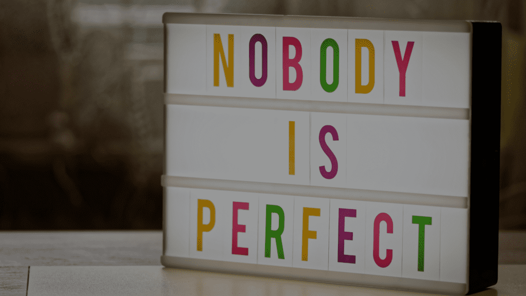 how to overcome perfectionism